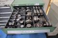 114 Style Turret Punch Tooling in Stanley Vidmar 9 Drawer cabinet- Auction Item