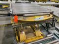 4,000 LBS X 60" X 48" ECONO LIFT HYDRAULIC SCISSOR LIFT TABLE WITH ROTARY ROLLER CONVEYOR TOP, 115 VOLT: STOCK #20958