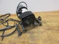 DAYTON AC Gearmotor Model 2Z843: Single Output Shaft, 90 RPM, 220 in-lb Max Torque with Dayton 4Z447A Magnetic Disc Brake, Mounted on Cross Slide- Auction Item