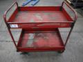 Red Metal Shop Cart- Auction Item
