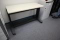 Rolling Office Desk with Laminate Top- Auction Item