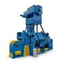 4 WHEEL X 18" VIKING MODEL #MP1809P CHAIN MESH BELT DE-FLASHING / SHOT BLAST MACHINE: STOCK #21636