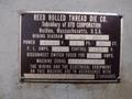 2&quot; REED MODEL #B112 THREAD ROLLER: STOCK #20040