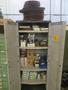 Suncast 2 Door Cabinet with Contents of Scotchbrite Pads Sanding Disks AND More!- Auction Item