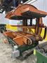 SWEED LOAD CLAMP &amp; TURNER / PACMAN FLIPPER SYSTEM WITH POWERED INFEED &amp; OUTFEED CONVEYORS: STOCK #22075