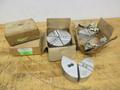 6" 3-Jaw Chuck Serrated Aluminum Pie Jaw Sets, (4 sets) New Unused, 6-RKT-4205A- Auction Item