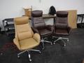 Highback Office Chairs on Casters (3)- Auction Item