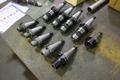 CT40 Taper Tool Holders: (4) Nikken NPU-13 Keyless Drill Chucks, (6) End Mill Holders- Auction Item