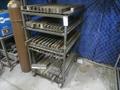 Press Brake Dies - Large Assortment on Cart w Casters- Auction Item