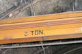 3 TON CAPACITY OVERHEAD BRIDGE CRANE W/ 2-TON COFFING CHAIN HOIST: YOBRO #24130
