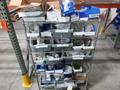 Rolling Wire Shelf with Contents of Assorted Hardware and Fasteners- Auction Item