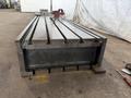 28" WIDE x 83" LONG x 12" TALL T-SLOTTED MACHINE RISER TABLE. STOCK # 0433926