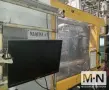 380 TON 51 OZ WOOJIN SELEX MODEL NE-380 INJECTION MOLDING MACHINE MFG 2008