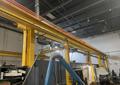 5 TON X 21' X 90' X 13' OMH SINGLE GIRDER OVERHEAD CRANE &amp; RUNWAY SYSTEM: YOBRO #26274