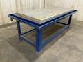 36" X 75" T-SLOT STEEL TABLE: STOCK #81278