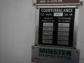 800 TON  MINSTER MODEL #90-800 KNUCKLE JOINT PRESS : STOCK #77652