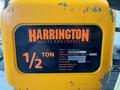 1/2 Ton Harrington Electric Chain Hoist, Pendant, Trolley, 3 Phase