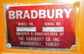 20,000# x 60" Bradbury Coil Car STOCK #2965