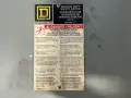 SQUARE D 400 A / 240 V GENERAL DUTY FUSIBLE SAFETY SWITCH  -  D325N
