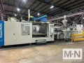 1600 TON 242 OZ KRAUSS MAFFEI MODEL KM1300-17200 MX INJECTION MOLDING MACHINE MFG 2018
