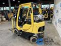 2021 - 5,000 LB. HYSTER S50FT SOLID TIRE LP GAS FORKLIFT
