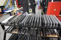 Press Brake Dies and Lower Die Holders for Amada Press Brakes on Welded Steel Shelving- Auction Item