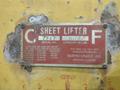 10,000 LBS X 96" CF ADJUSTABLE PLATE &amp; SHEET LIFTER: STOCK #22326