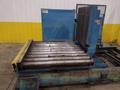 20,000 LBS BRANER HYDRAULIC COIL UPENDER WITH POWER FEED CONVEYOR: YOBRO #25238