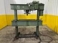 60 TON BRIDGEPORT MANELY H-FRAME HYDRAULIC POWERED SHOP PRESS: STOCK #23116