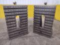 (2) 48" H X 29.5" W X 29" DEEP STEEL ANGLE PLATES: YOBRO #25794