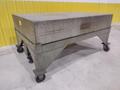 72&quot; X 48&quot; X 12&quot; RAHN GRANITE SURFACE PLATE ON TABLE W/ CASTERS : STOCK 20059
