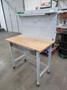 Portable Work Bench with Maple Top, Upper Shelf, Drawer, Work light- Auction Item