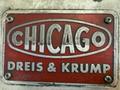 8' x 12 GA CHICAGO DREIS &amp; KRUMP MODEL HBPU8-12-6 HYDRAULIC BOX-N-PAN FINGER BRAKE: YOBRO #26181