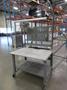 Work Bench, Heavy Duty Metal with Work Light and Power Strip, Portable- Auction Item