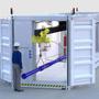 10,000 PSI x 40' RESATO CONTAINERIZED HIGH PRESSURE TEST BAY W/ 3 TON YALE HOIST SYSTEM, NEW 2015: YOBRO #25867