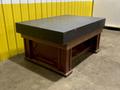 6&#039; X 4&#039; X 8.5&quot; BLACK GRANITE PRECISION LAYOUT SURFACE PLATE WITH STAND: STOCK 16236