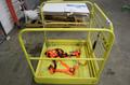 Fork Mounted Man lift Cage with Safety Chains and Personal Safety Harness, 771 lb Capacity- Auction Item