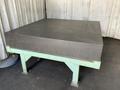 72" X 72" X 12" RAHN BLACK GRANITE SURFACE PLATE W/ STAND: STOCK #81474
