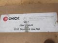 Chick Double Lock Aluminum Vise Jaw Sets, (3) 1040 100mm x 40mm, (1) 0520 Standard Set- Auction Item