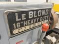 20/48" X 72/112" LEBLOND MODEL #16 HEAVY DUTY SLIDING GAP BED ENGINE LATHE 2" HOLE : YOBRO #25980