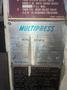 8 TON MULTIPRESS MODEL #WR65L HYDRAULIC C-FRAME PRESS: STOCK #15428