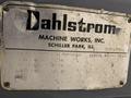 48" DAHLSTROM HD-37548 PEELER TABLE W/ HYDRAULIC HOLD DOWN. STOCK # 0206522