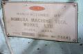 4" NOMURA P-100WP TABLE TYPE HORIZONTAL BORING MILL. STOCK # 0755926