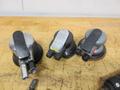 Pneumatic Power Tools, (3) 4.5" Palm Sanders, (4) 90 Deg Die Grinders, (3) Straight Die Grinders, (1) Drill with 3/8" Keyed Chuck- Auction Item
