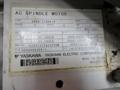 Used Haas 30-8037 12k Inline AC Spindle Motor / Yaskawa Type UAKB-31BHA14, From 2013 VM-3