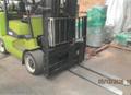 Clark CGC50L Forklift, 2018 – 10,000 lb LPG Cushion Tire Lift Truck w/ 3-Stage Mast, Side Shift &amp; 4.3L PSI Engine