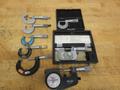 Starrett, Lufkin, Mitutoyo, Assorted Indicators, Pressure, Vernier 0-1" and 1-2"- Auction Item