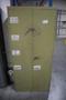 2 Door Metal Storage Cabinet with Contents of Zebra Printer Labels, Uline Labels, Ear Plugs and More- Auction Item