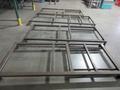 Heavy Duty Steel Flat Sheet Material Racks with Casters on one End (4pcs)- Auction Item