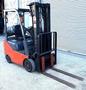 3000 Lb. Toyota Forklift 8FGCU18, Triple Stage Mast, Cushion Tire, LP Gas, Side Shift